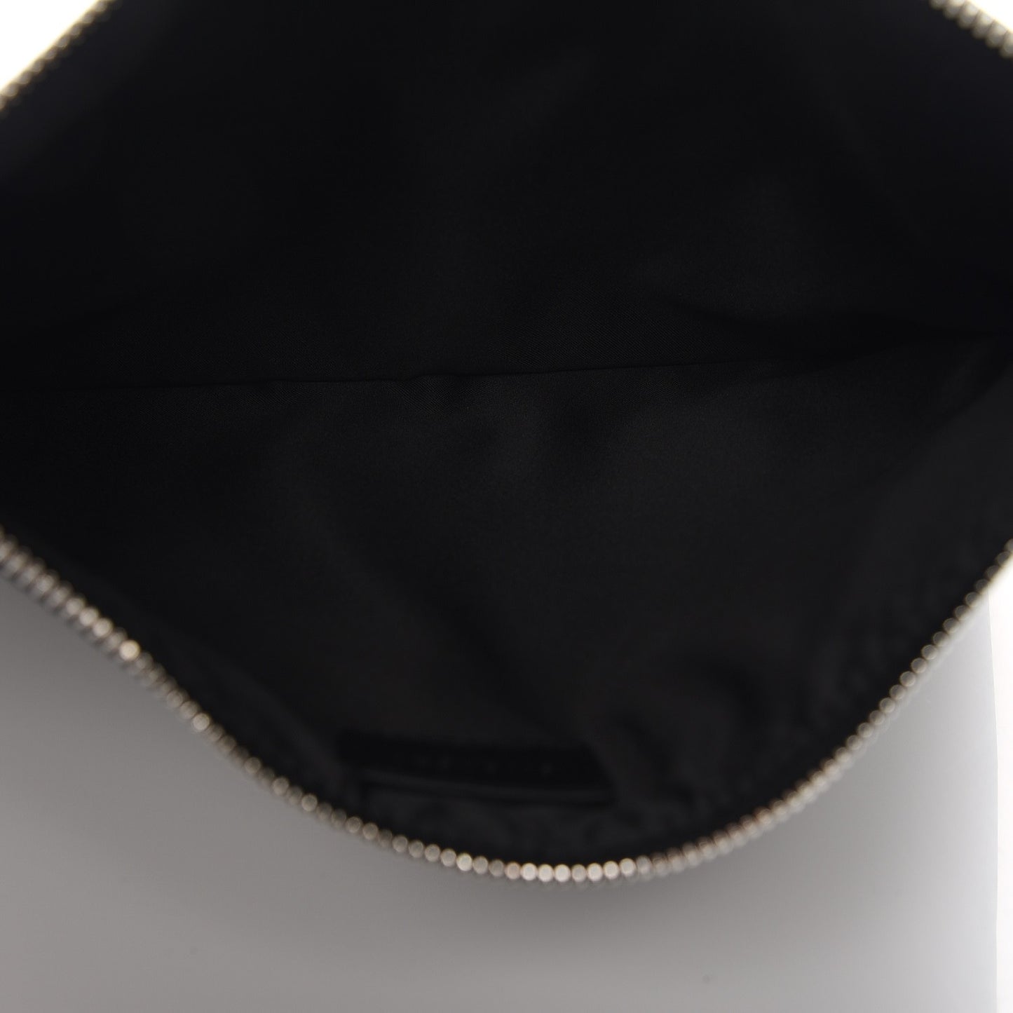 Texutured Coated Canvas Rottweiler Print Medium Cosmetic Pouch Black