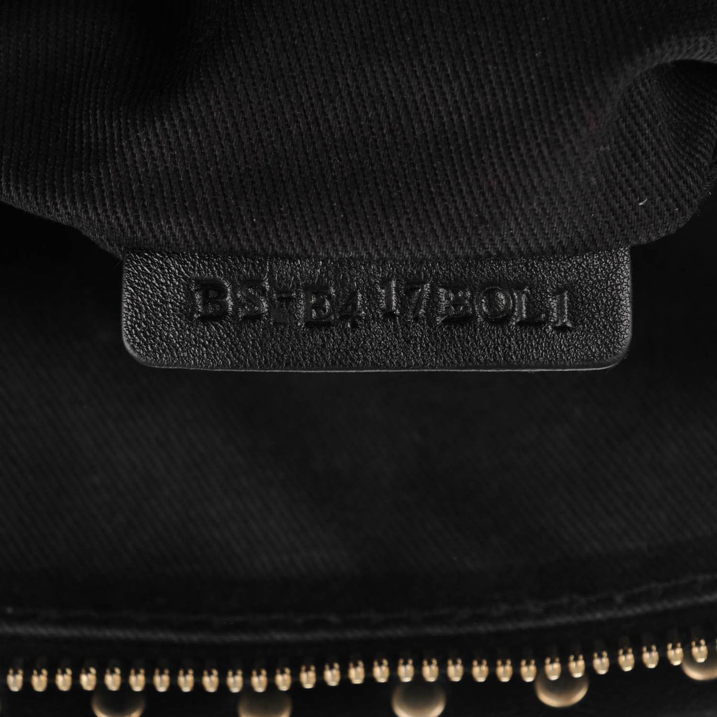 Vitello Rockstud Dome Shopper Black