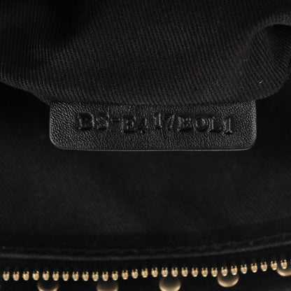 Valentino Garavani Vitello Rockstud Dome Shopper Black 7 of 8