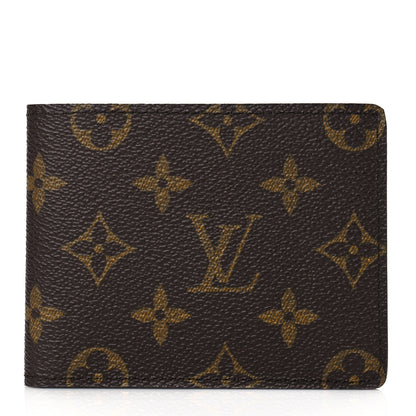 Louis Vuitton Monogram Mens Porte-Billets 3 Card Billfold Wallet 1 of 10