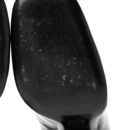 Chanel Patent Logo Pumps 36.5 Black 9 of 10