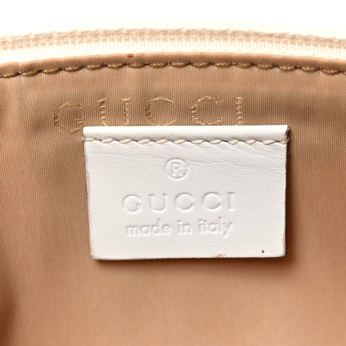 Monogram Boat Pochette White