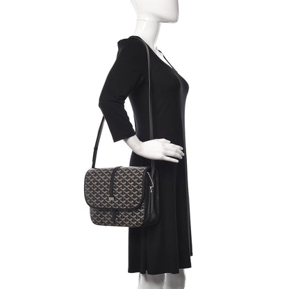 Goyard Goyardine Belvedere II MM Messenger Bag Black 2 of 11