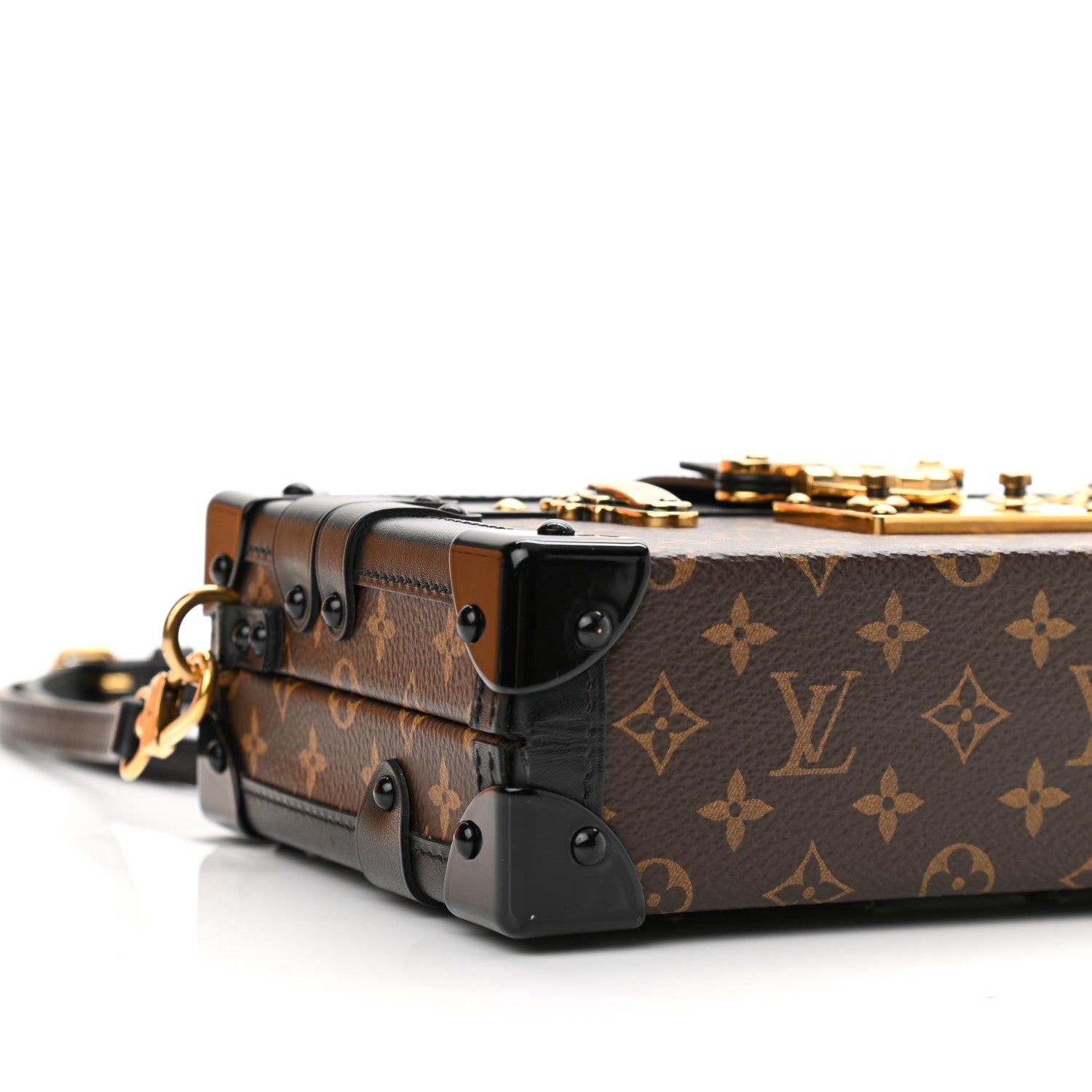 Louis Vuitton Monogram Petite Malle Black 8 of 11