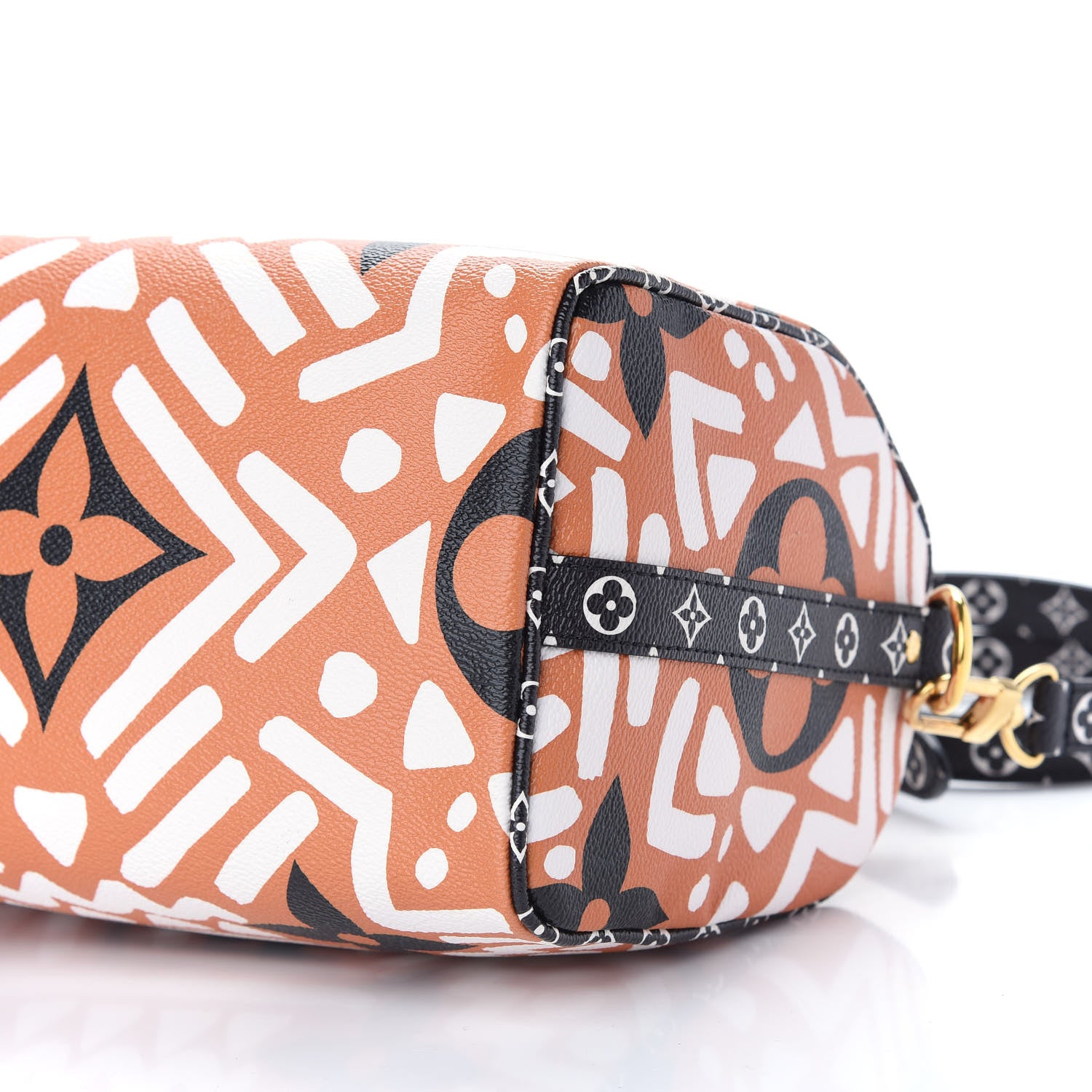 Louis Vuitton Monogram Giant Crafty Speedy Bandouliere 25 Creme Caramel 8 of 8
