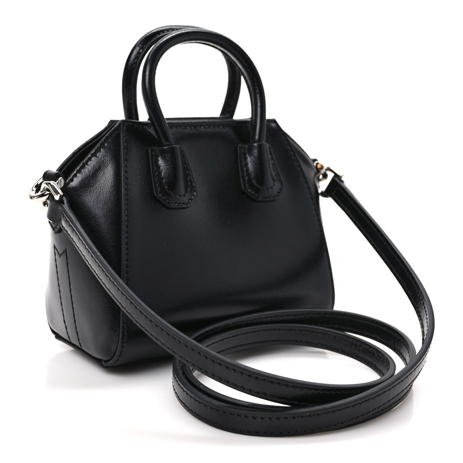 Givenchy Shiny Lord Calfskin Micro Antigona Black 2 of 9