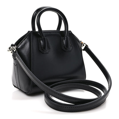 Givenchy Shiny Lord Calfskin Micro Antigona Black 2 of 9