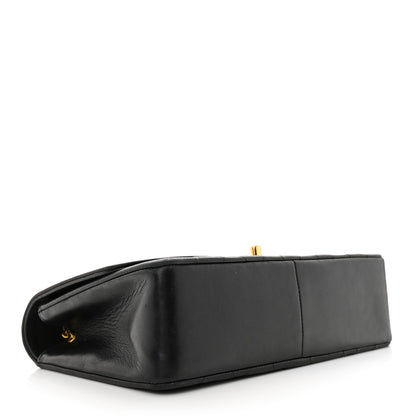 Chanel Lambskin Quilted Medium Single Flap Black 4 of 13