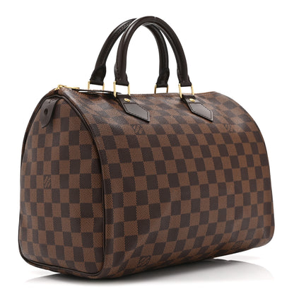 Louis Vuitton Damier Ebene Speedy 30 3 of 10