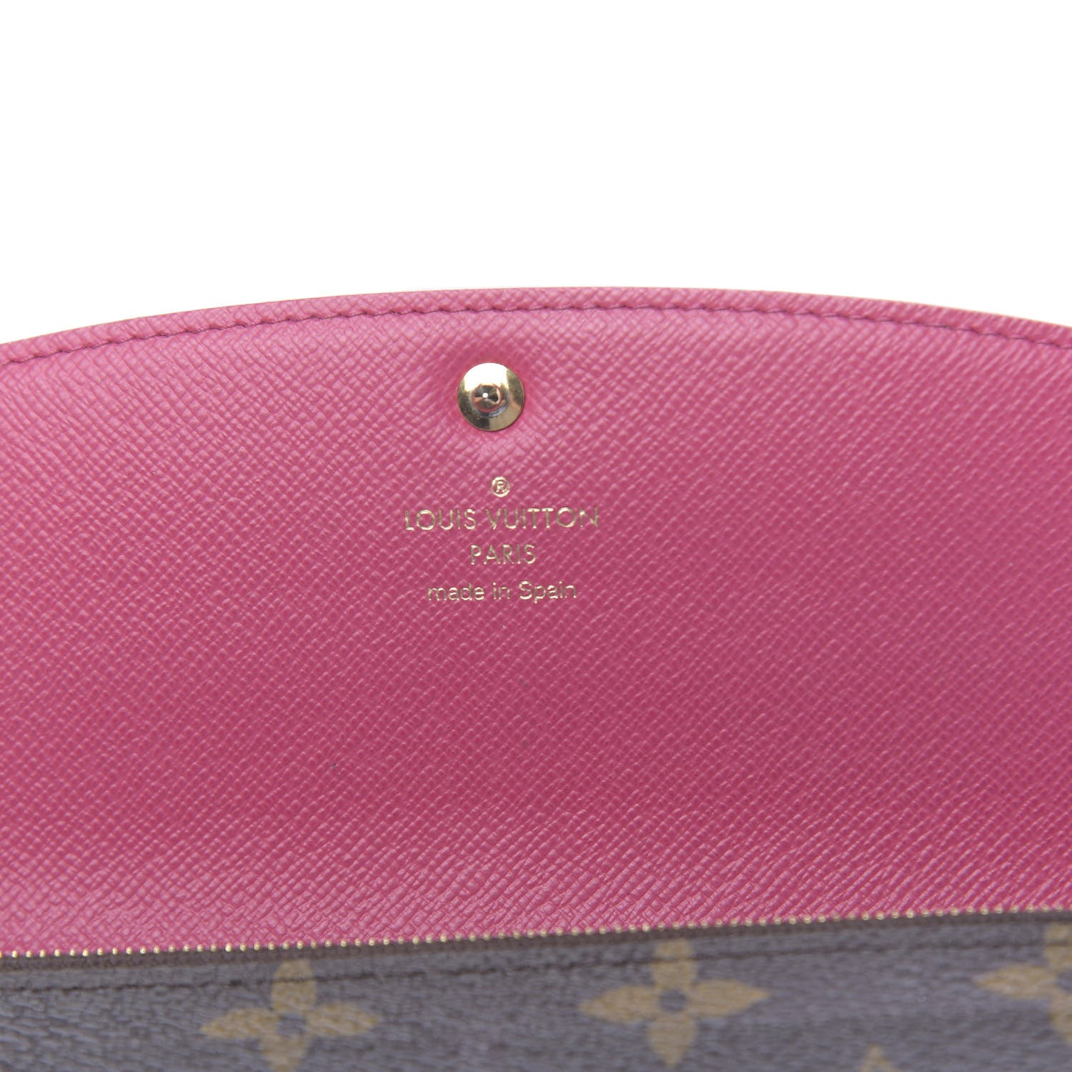 Louis Vuitton Monogram Bloom Flower Emilie Wallet 6 of 7