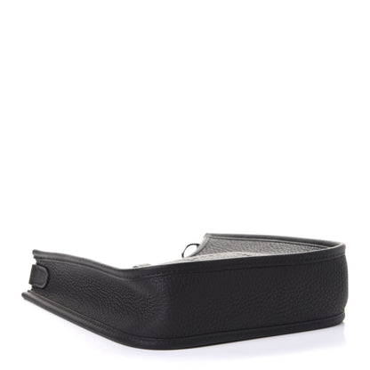 Hermes Taurillon Clemence Evelyne TPM Black 4 of 9