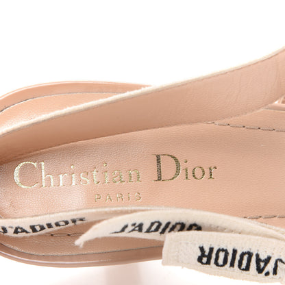 Christian Dior Patent Ribbon J'Adior Slingback 65mm Pumps 42 Nude 8 of 11