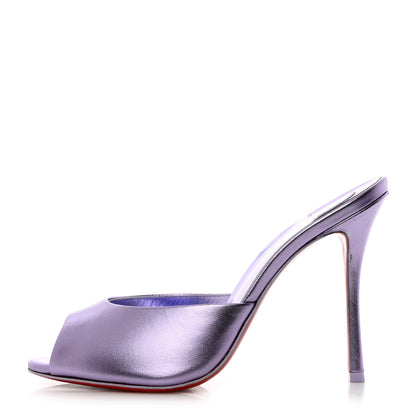 Christian Louboutin Metallic Me Dolly 100 Sandals 37 Lilac 1 of 8