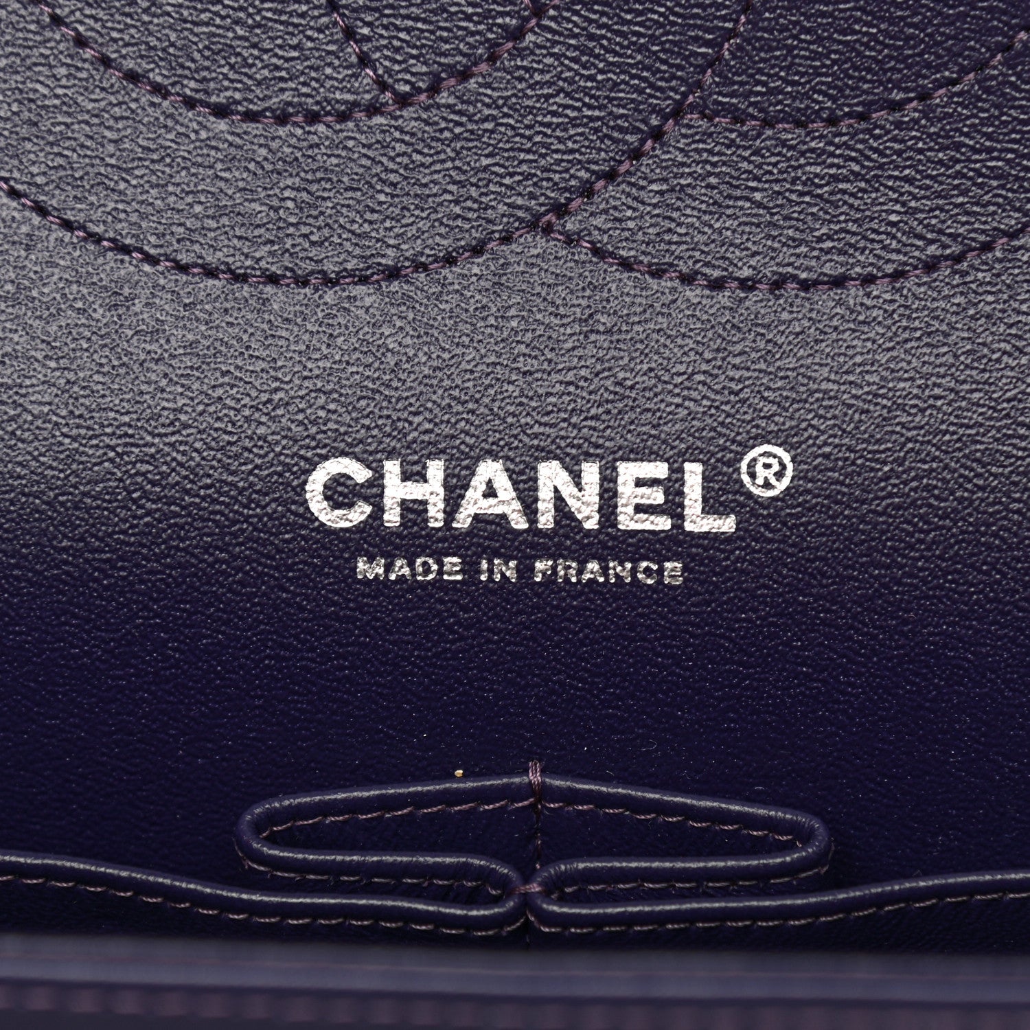 Chanel Lambskin Quilted Jumbo Double Flap Purple 5 of 10