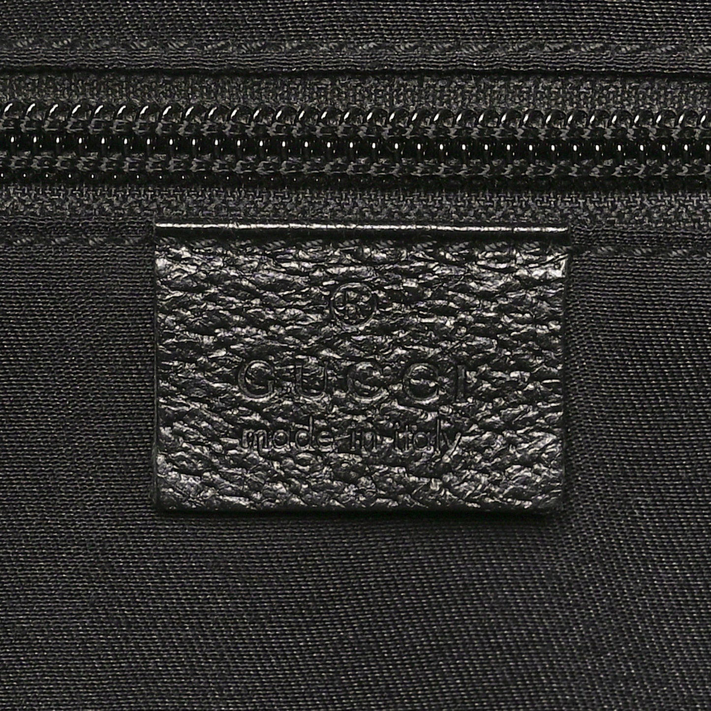 GG Monogram Large Web Handle Vertical Tote Black