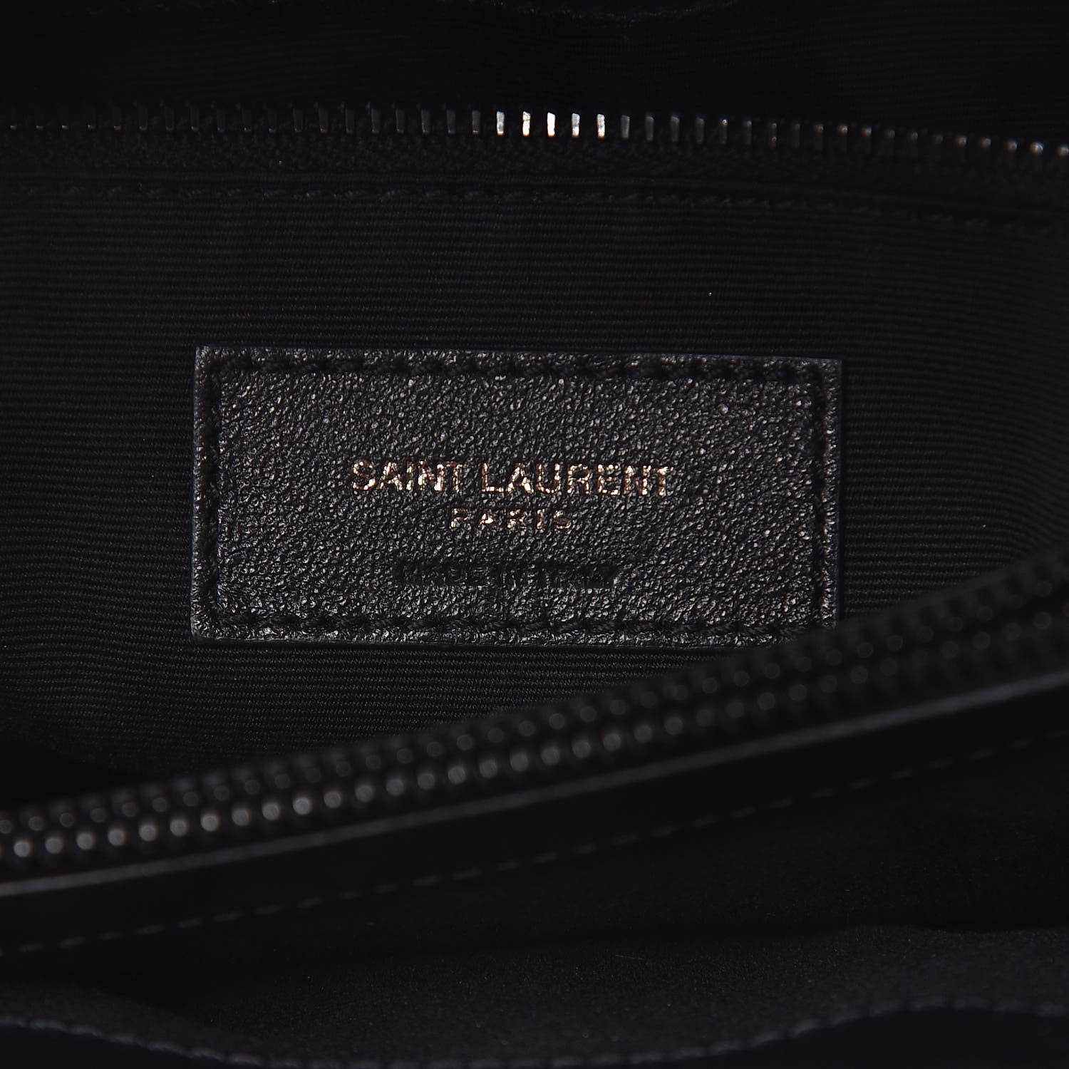 Saint Laurent Calfskin Y Quilted Monogram Medium Loulou Chain Satchel Black 7 of 15
