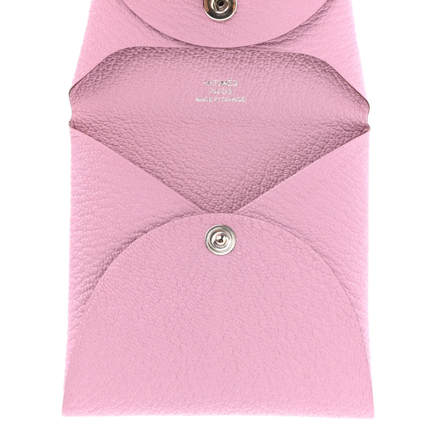 Hermes Chevre Mysore Bastia Coin Purse Mauve Sylvestre 5 of 7