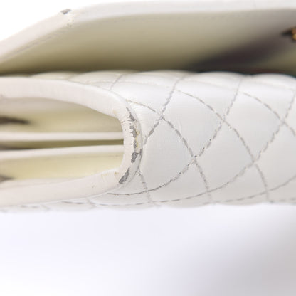 Gucci Calfskin Web Trapuntata GG Continental Wallet Off White 10 of 15