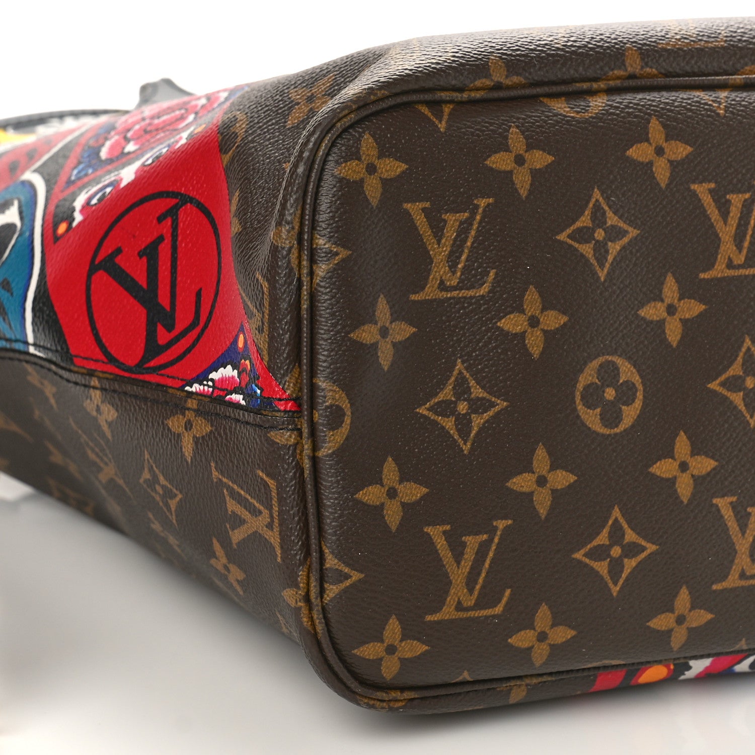 Louis Vuitton Monogram Kabuki Neverfull MM 8 of 10
