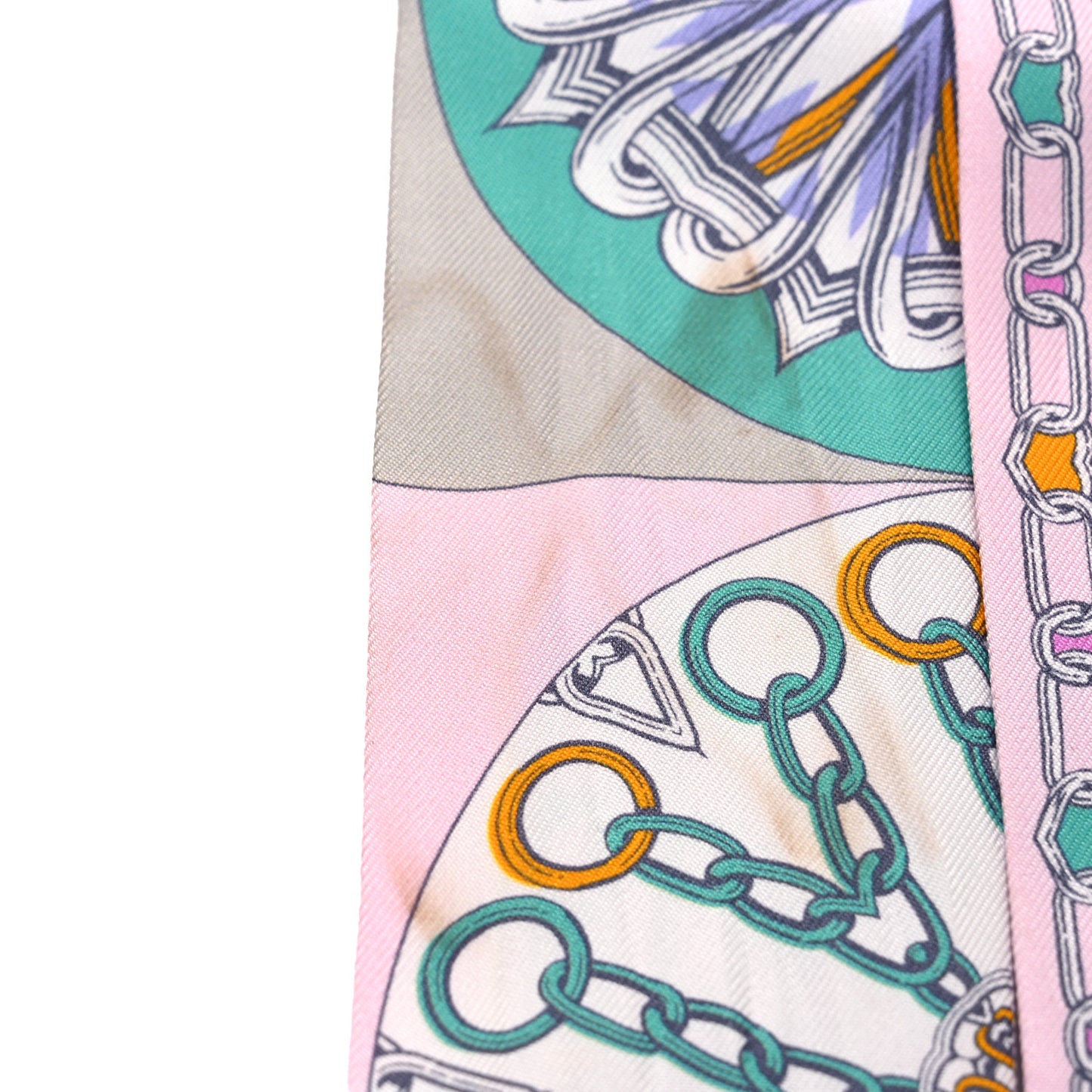 Silk L'Effet Kaleidoscope Twilly Rose Turquoise Multicolor