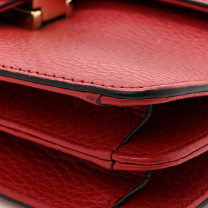 Gucci Dollar Calfskin Small Interlocking G Shoulder Bag Red 15 of 16