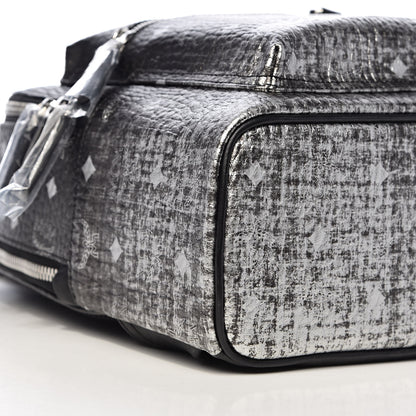 MCM Gradation Visetos Small Stark Backpack Silver 7 of 9