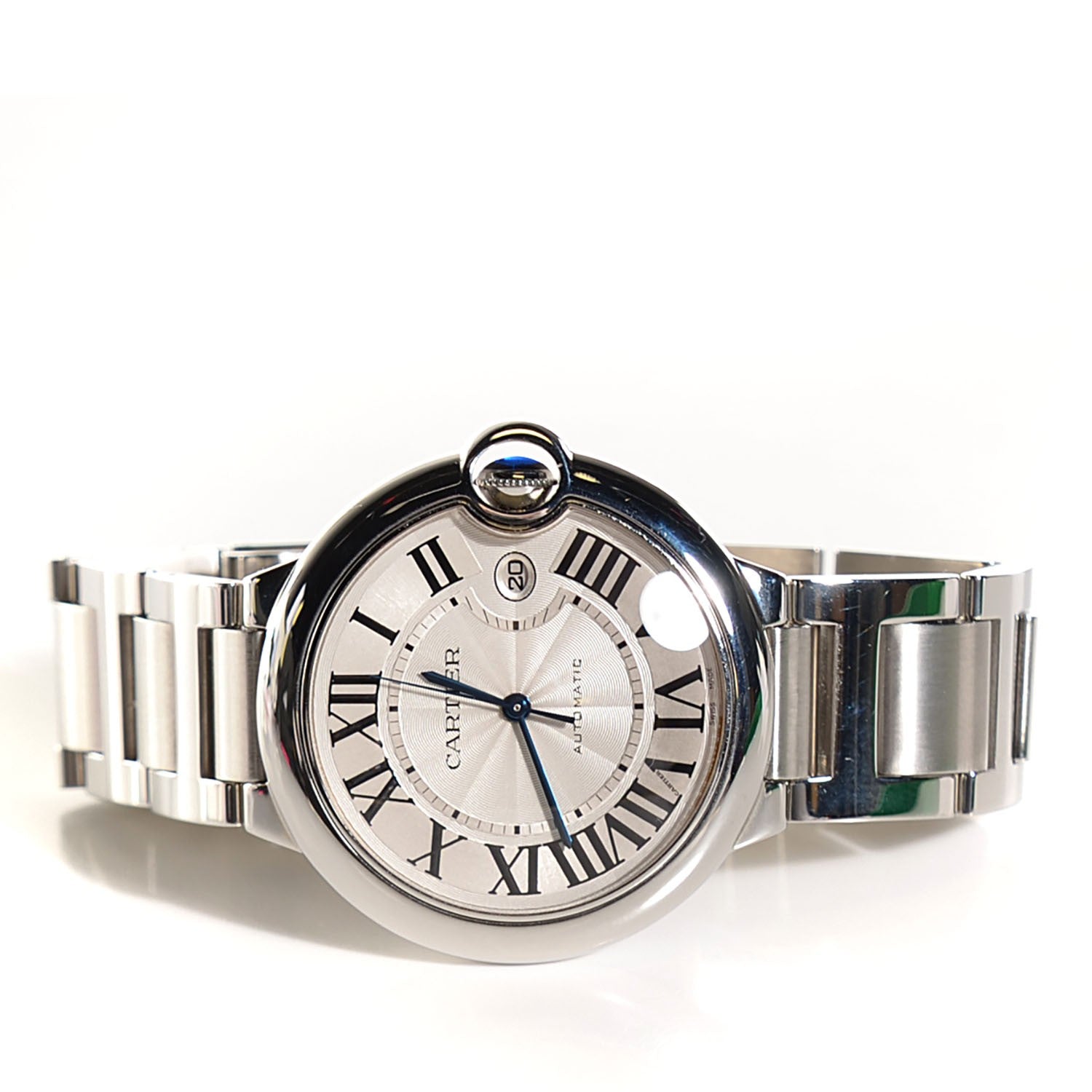 Cartier Stainless Steel 42mm Ballon Bleu De Automatic Watch 3 of 6