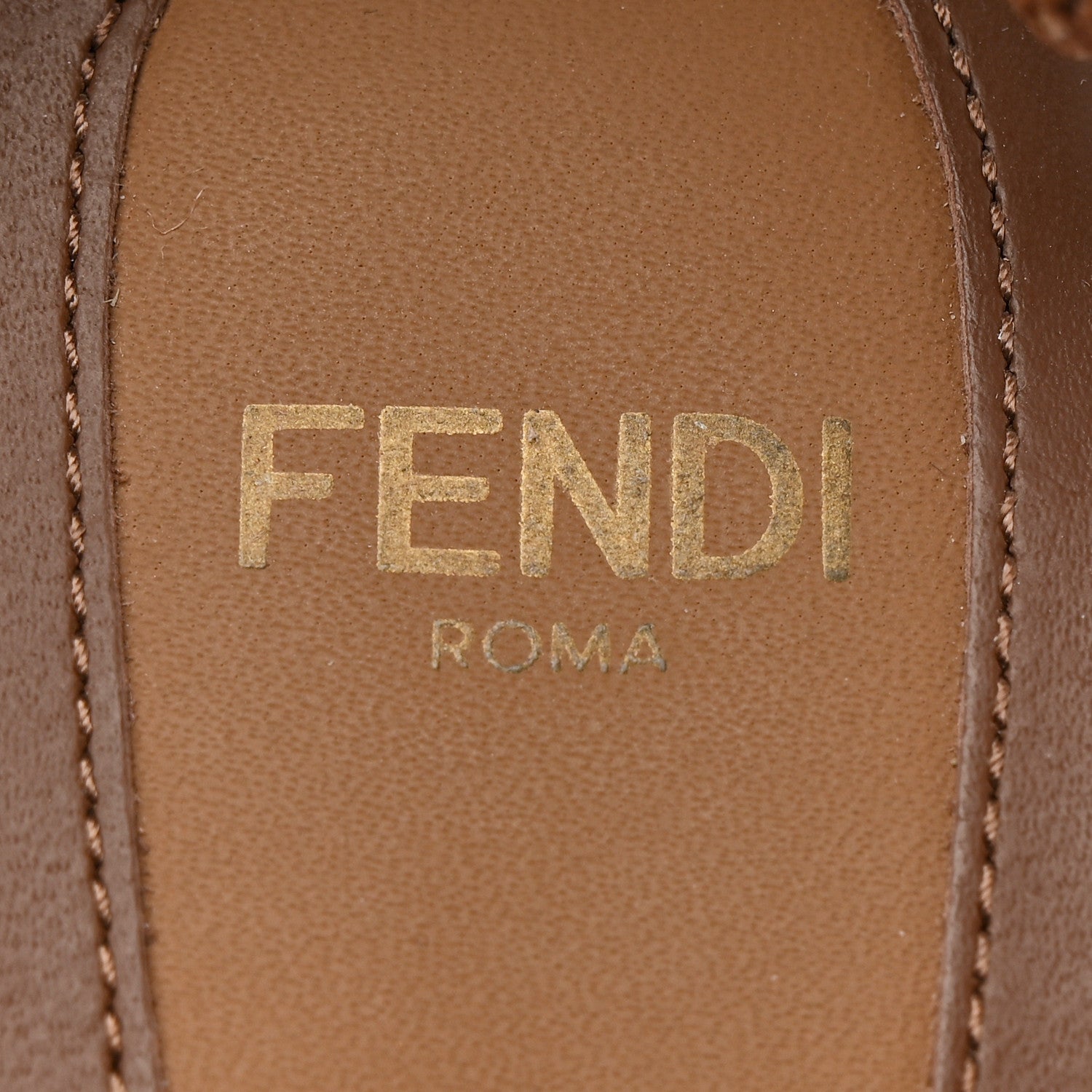 Fendi Tessuto Velluto FF Tapestry Colibri Lite Slingback Ballerina Flats 36.5 Chocolate Gianduia Cioccolato 9 of 11