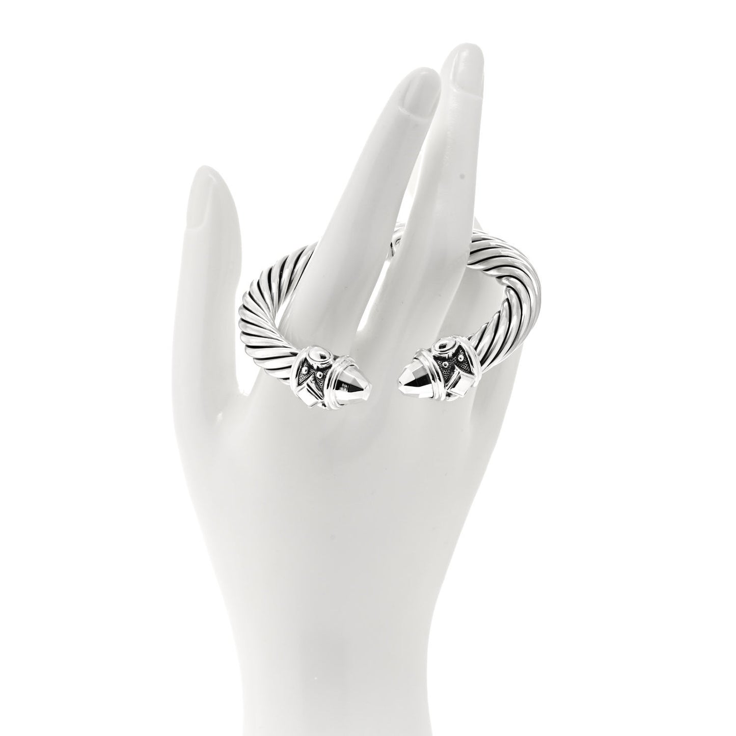 Sterling Silver 10mm Renaissance Cable Bracelet