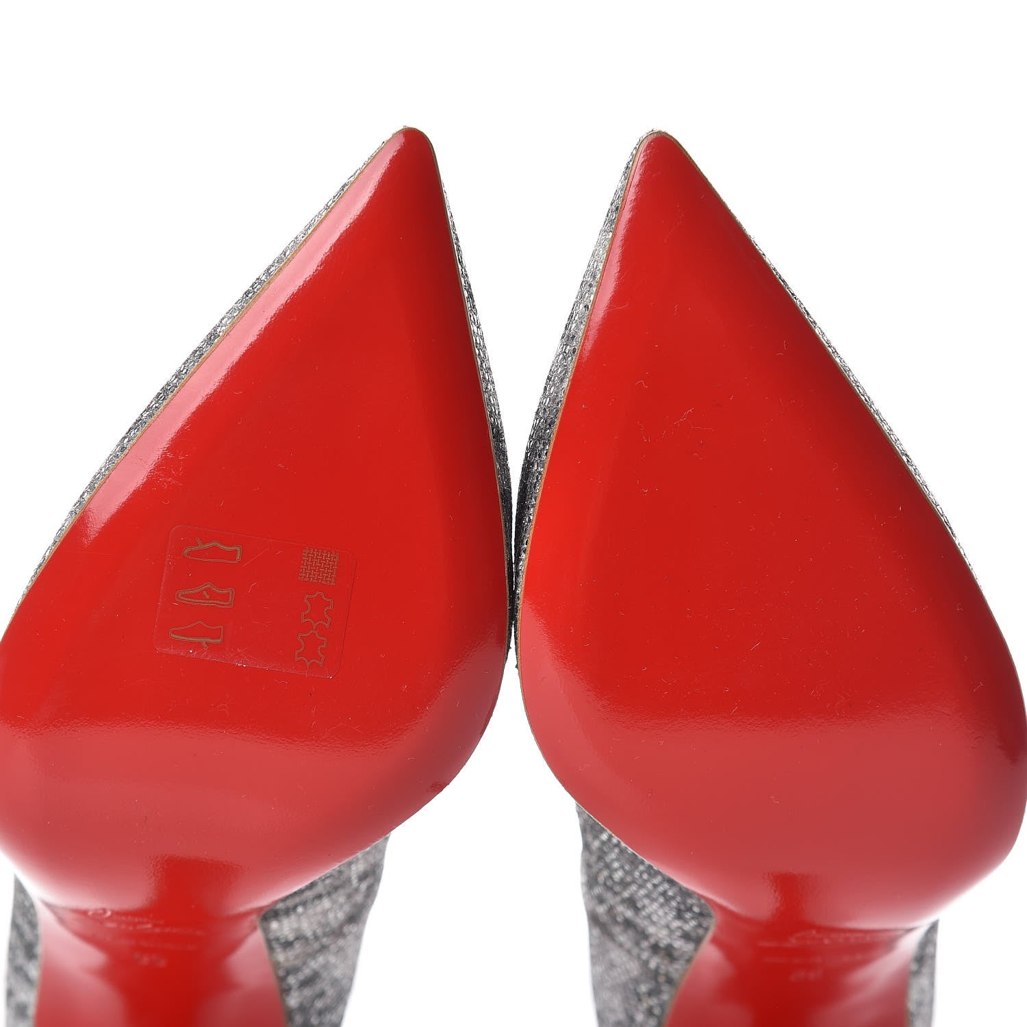 Christian Louboutin Glitter Sirene Pigalle Follies 100 Pumps 39 Silver 7 of 8