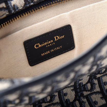 Christian Dior Oblique Diorquake Clutch Blue 6 of 7
