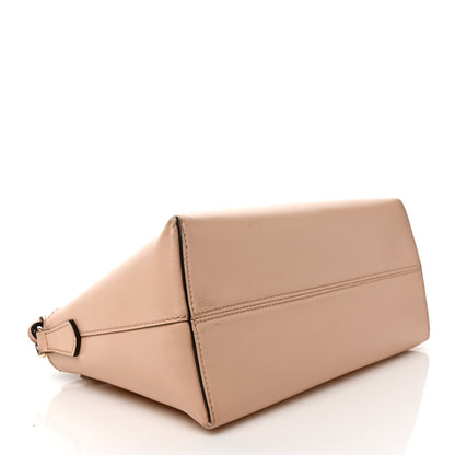 Fendi Vitello King Logo Embossed Medium By The Way Boston Bag Light Rose 4 of 13