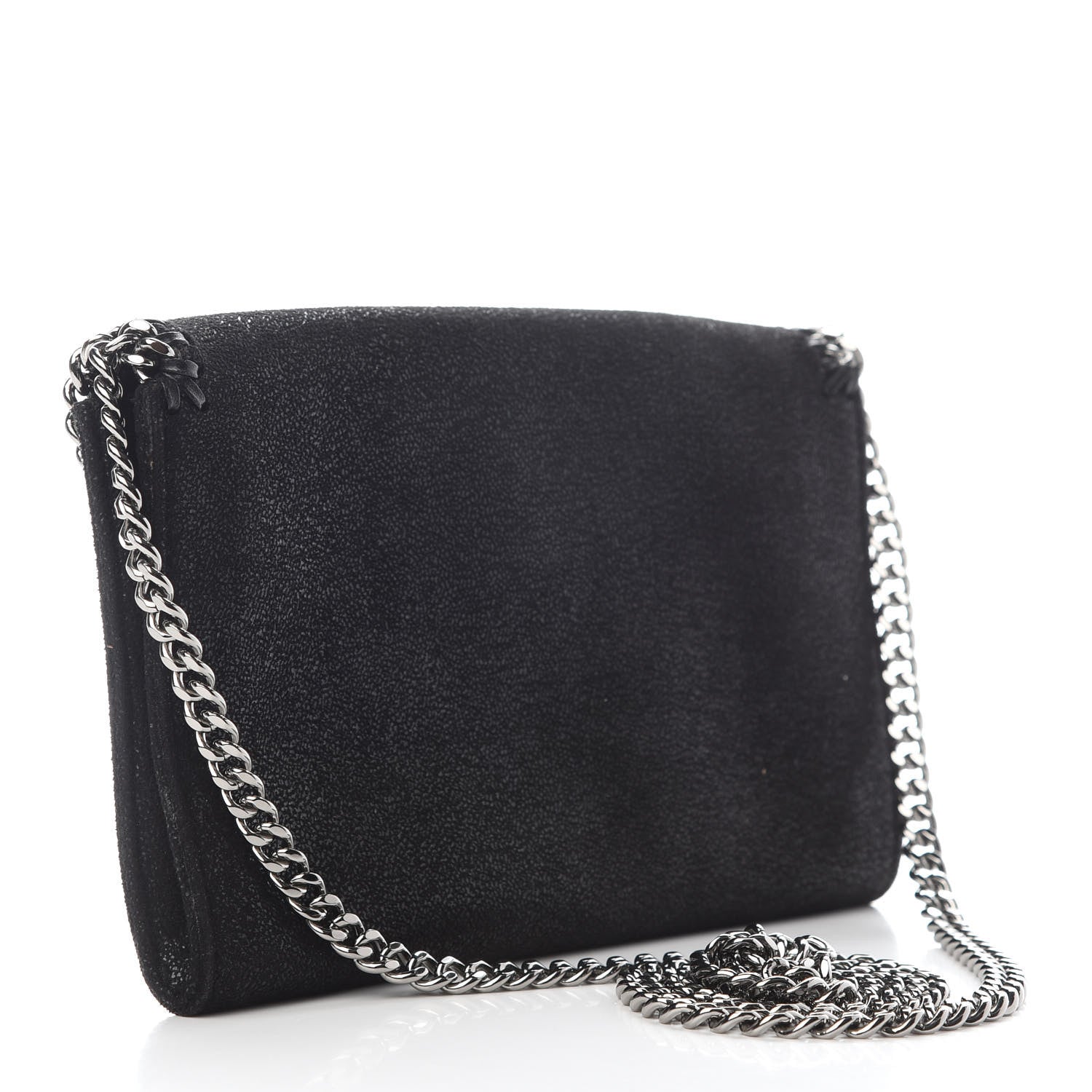 Stella McCartney Shaggy Deer Falabella Mini Crossbody Bag Black 2 of 8