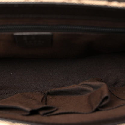 Gucci Monogram Flap Messenger Bag Beige Dark Brown Beige Dark Brown 5 of 11