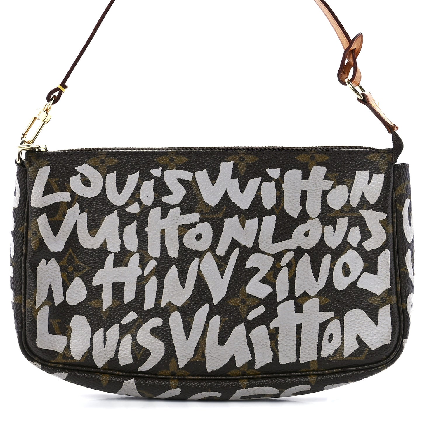 Monogram Graffiti Pochette Accessories Silver