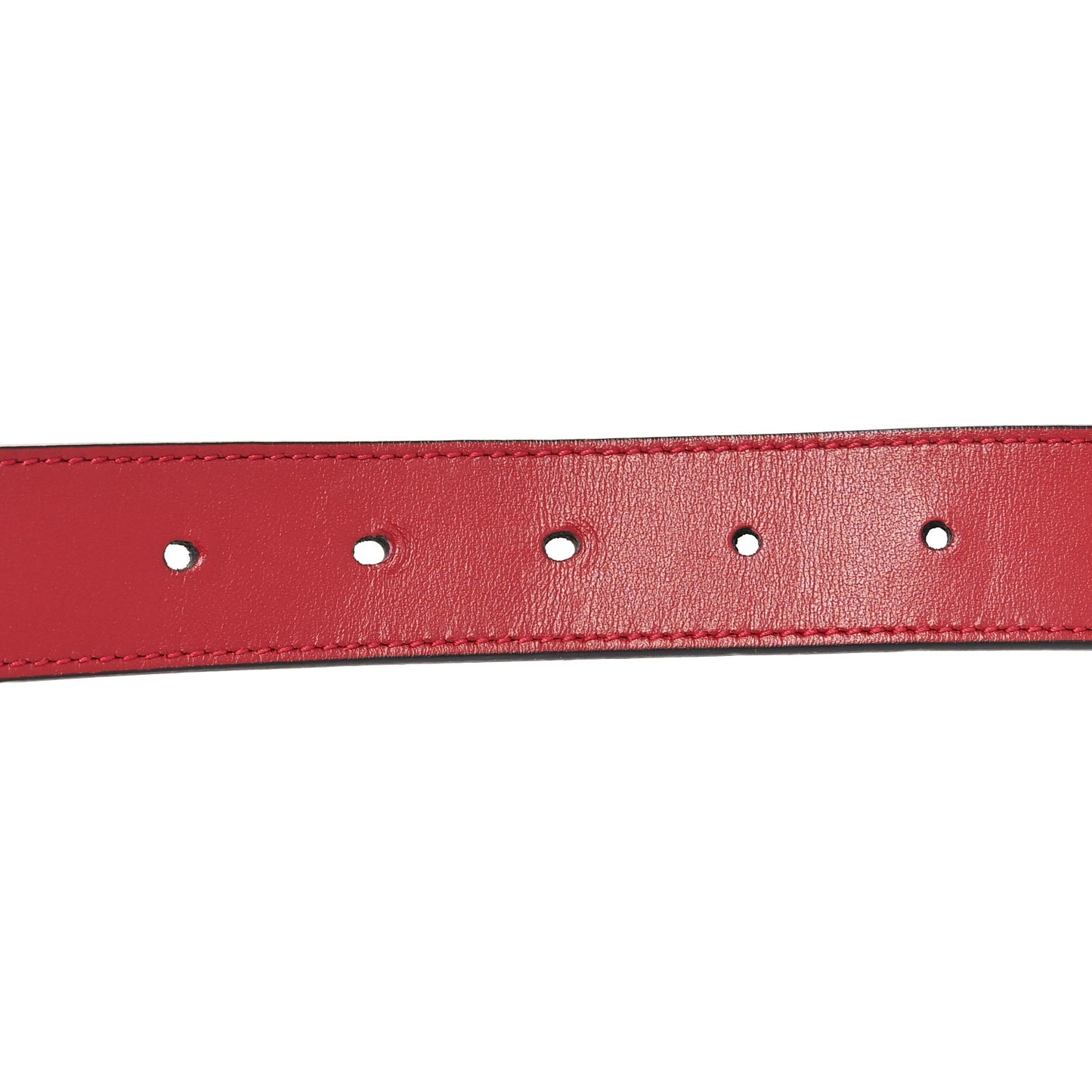 Plutone Calfskin Double G 30mm Belt 90 36 Rosso