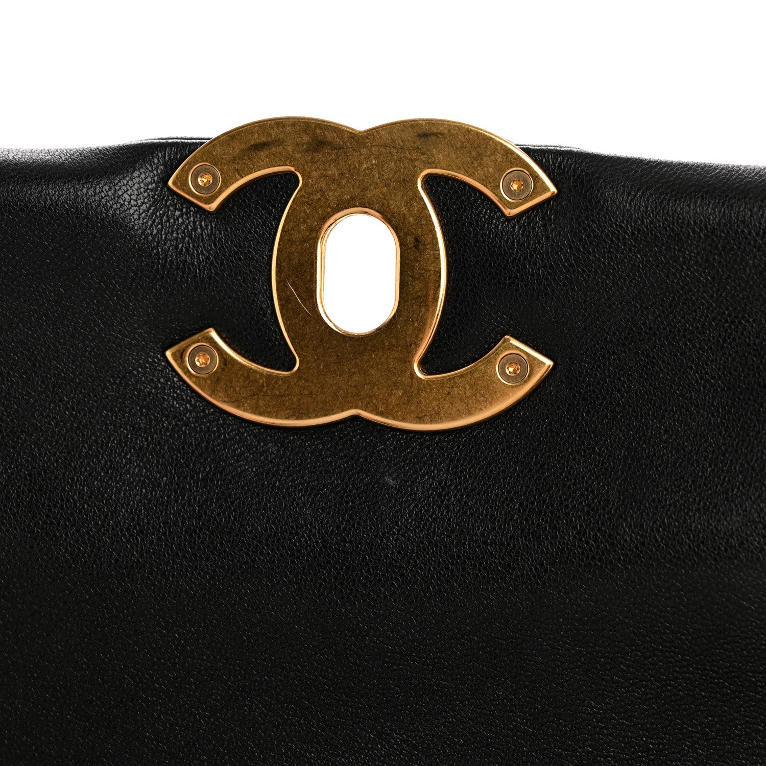 Chanel Lambskin Quilted Large Chanel 19 Flap Black 13 of 13