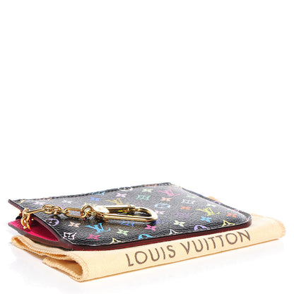 Louis Vuitton Monogram Multicolor Key Pouch Black Grenade 4 of 7