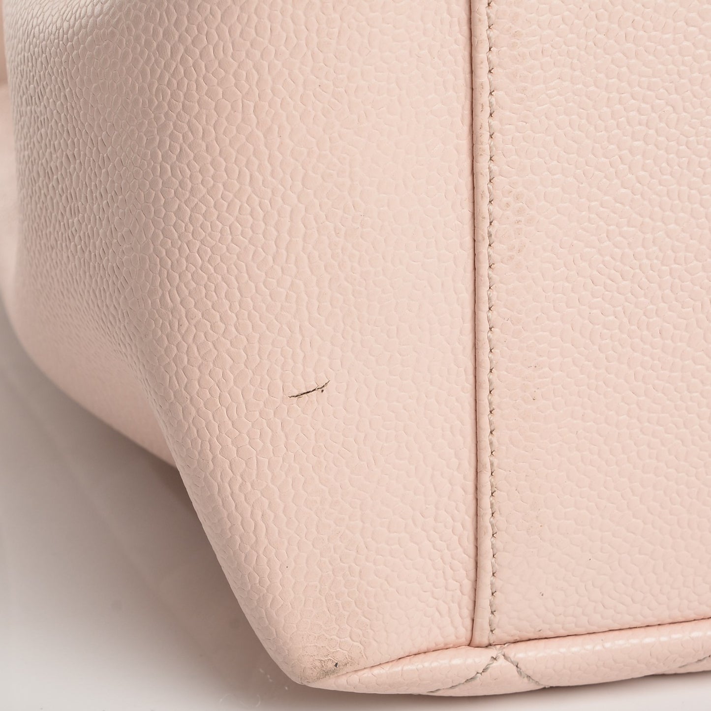 Caviar Quilted Grand Shopping Tote GST Light Pink