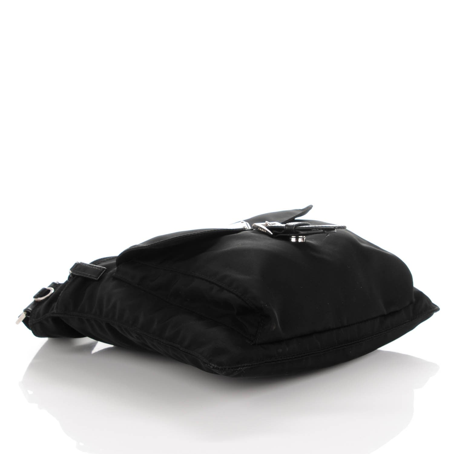 Prada Nylon Vela Messenger Black 4 of 6