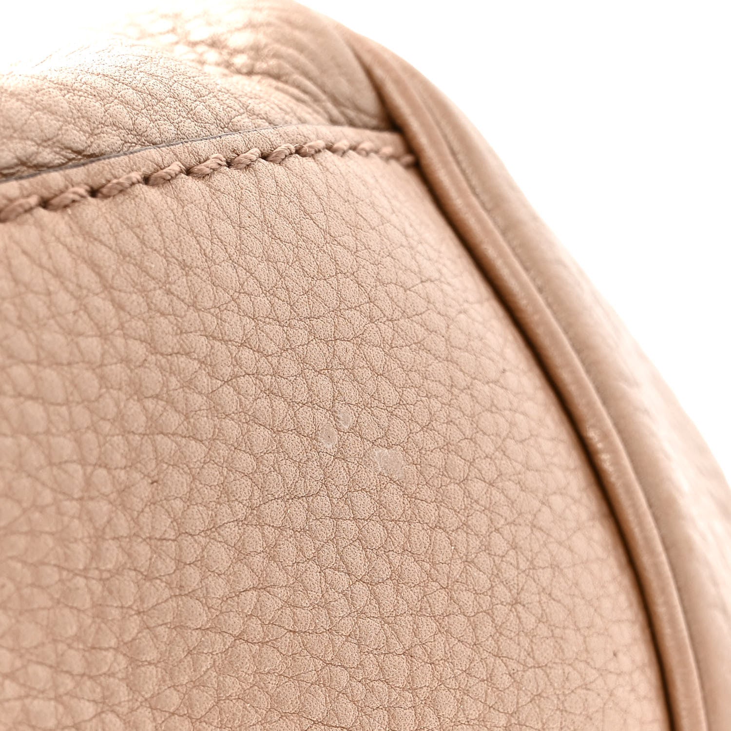 Gucci Metallic Cellarius Calfskin Large Sukey Tote Winter Rose 12 of 12