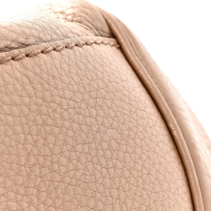 Gucci Metallic Cellarius Calfskin Large Sukey Tote Winter Rose 12 of 12