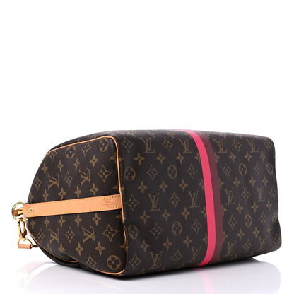 Louis Vuitton Monogram My LV Heritage Speedy Bandouliere 35 Fuchsia Bordeaux 4 of 12