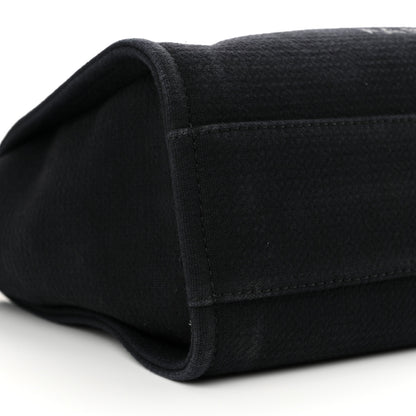 Chanel Mixed Fibers Small Deauville Black 9 of 12