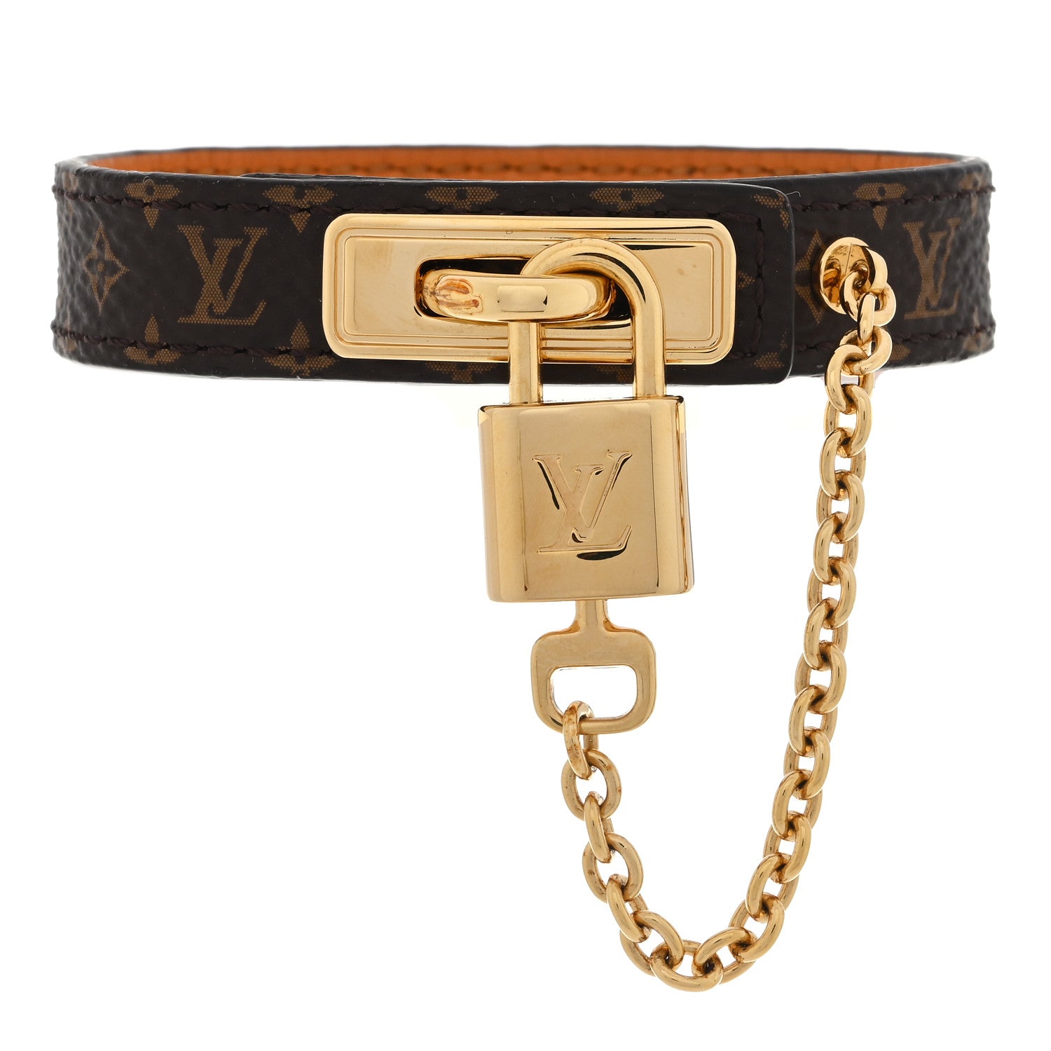 Louis Vuitton Monogram LV Unlock Bracelet 1 of 3