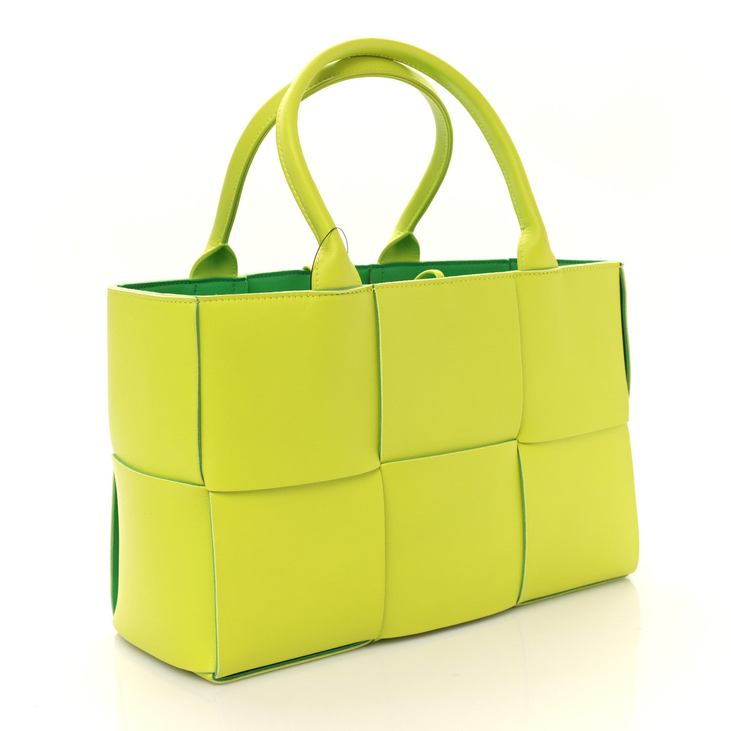 Bottega Veneta Nappa Maxi Intrecciato Small Arco Tote Acid 4 of 9