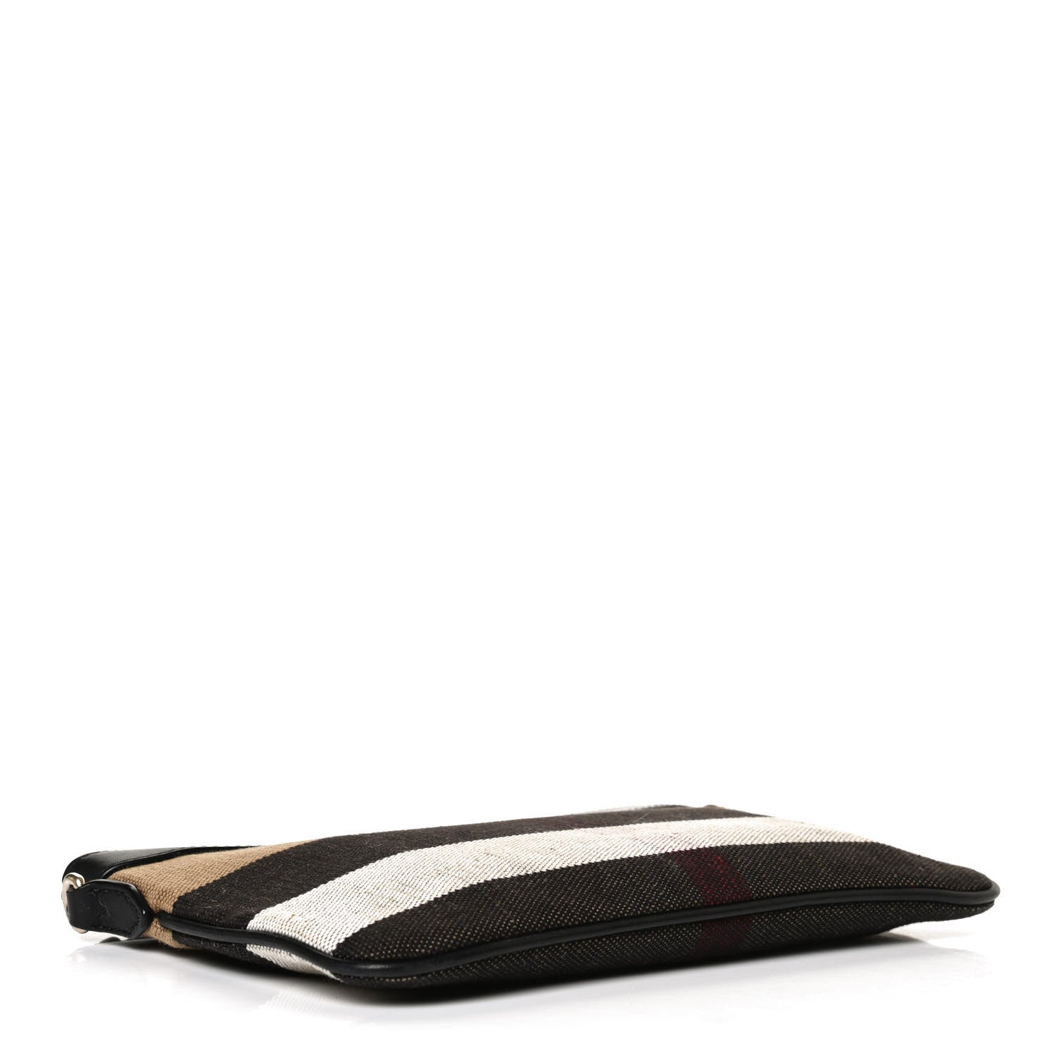 Burberry Mega Check Peyton Crossbody Clutch Bag Black 4 of 13