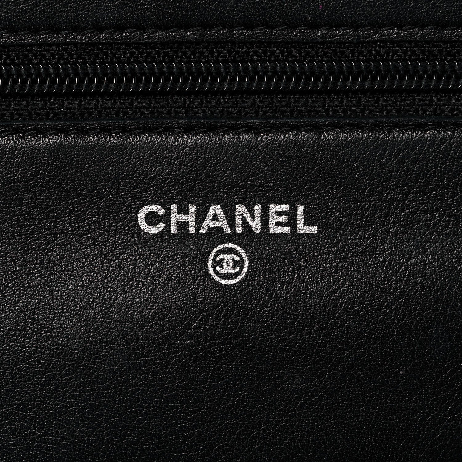 Chanel Patent Quilted Wallet On Chain WOC Black 6 of 11