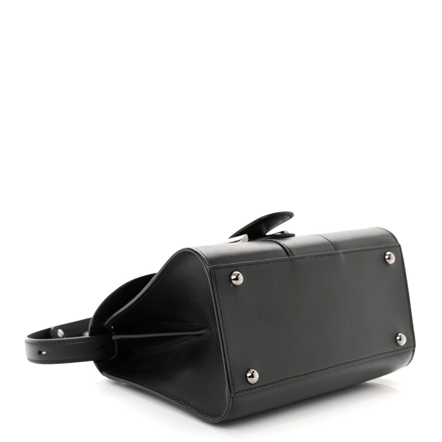 Box Calfskin Mini Brillant Satchel Black