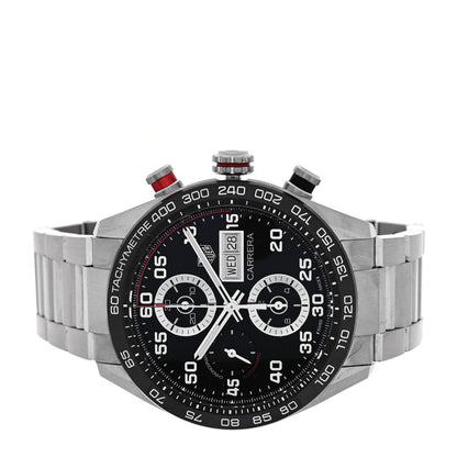 Tag Heuer Stainless Steel 44mm Carrera Chronograph Automatic Watch Black CBN2A1AA 2 of 4